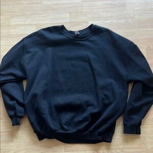 Black crewneck